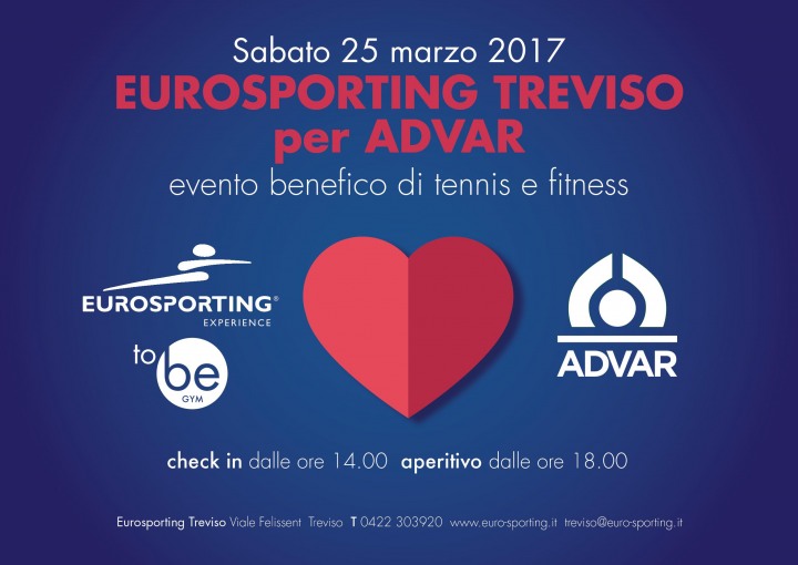 Invito Tennis Fitness for Advar 25 Marzo 2017