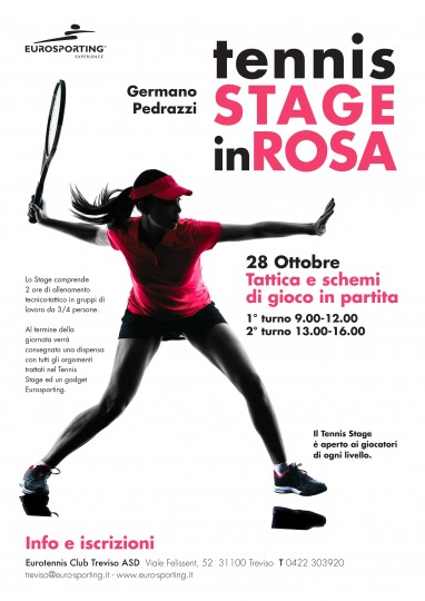 Locandina Stage Tennis in Rosa Tattica e Schemi di gioco