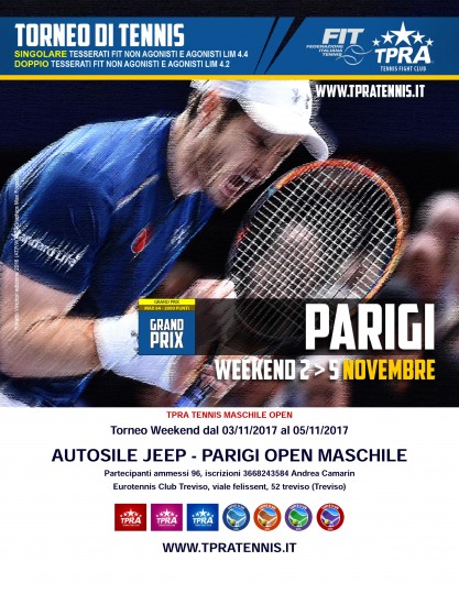 tornei locandina Autosile Jeep Parigi Open Maschile